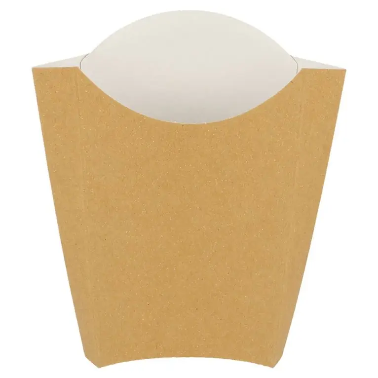 Boîte à frite kraft - Grand modèle - 165G - Paquet de 200