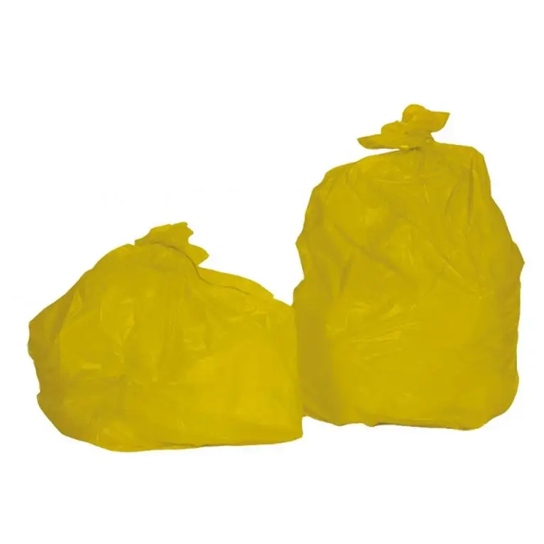 SAC POUB 100L JAUNE BD 30µ/200 820x850mm 8rlx de 25 sacsCarton