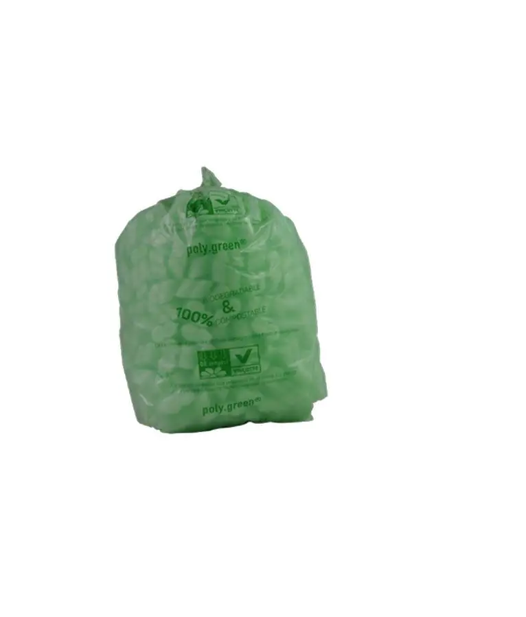 SAC POUB 40L BIO VERT 20µ /250