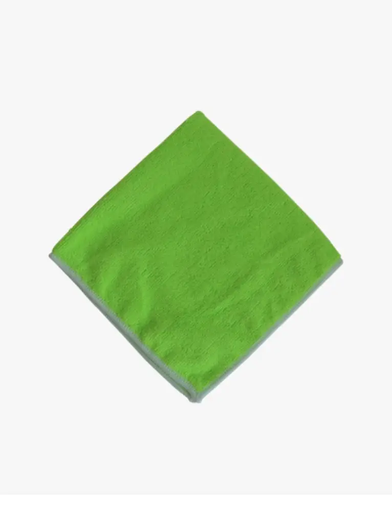 Lavette microfibre 38X38 premium 320 gr/m2 verte /5