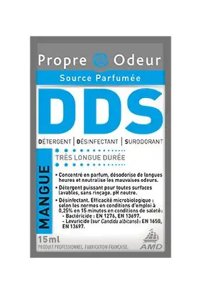 Détergent / désinfectant - Surodorant - Dose de 15mL - Mangue - Carton de 250