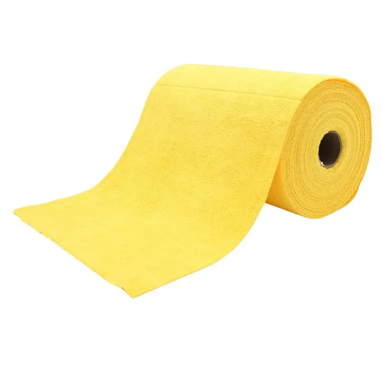 Bobine Essuyage Microfibre Jaune /75
