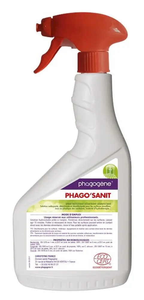Detergent Detartrant Desinfectant Phago Sanit /750ml