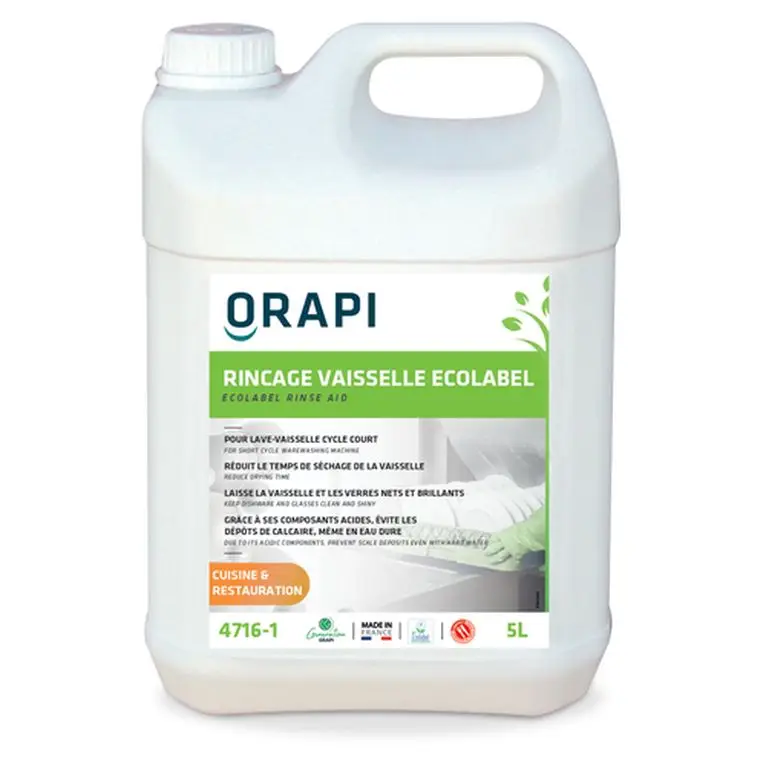 Liquide Rincage Vaisselle Concentré Ecologique /5l