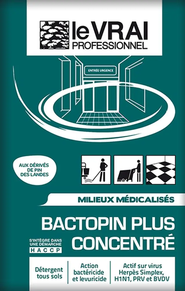 Bactopin + Concentré Doses 3D /250x20ml