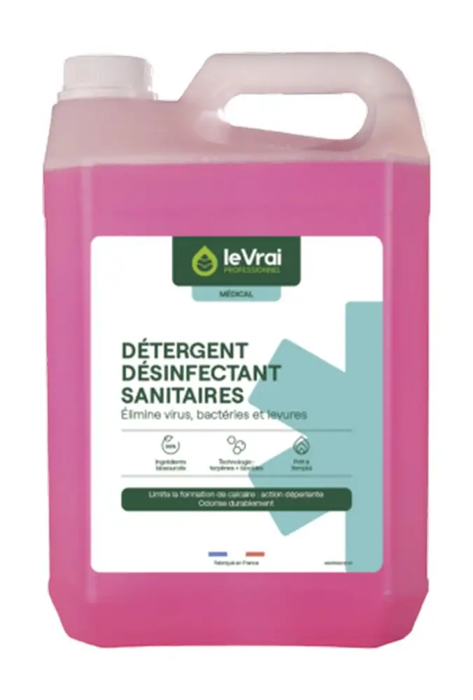 Vrai Médical Déterg. Désinf. Sanitaires PAE 5L Bidon