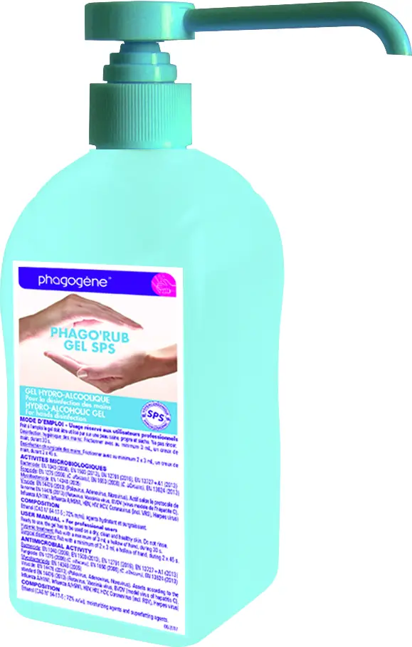 PHAGO RUB GEL SPS 500ML