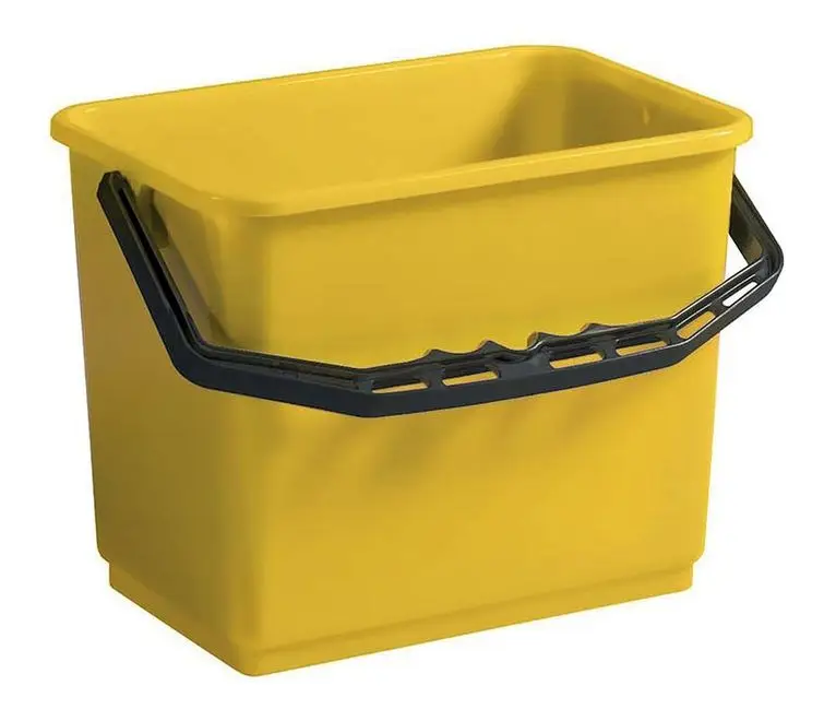 Seau Rectangulaire Jaune /6l