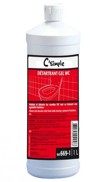 Détartrant Gel WC CSimple /1l