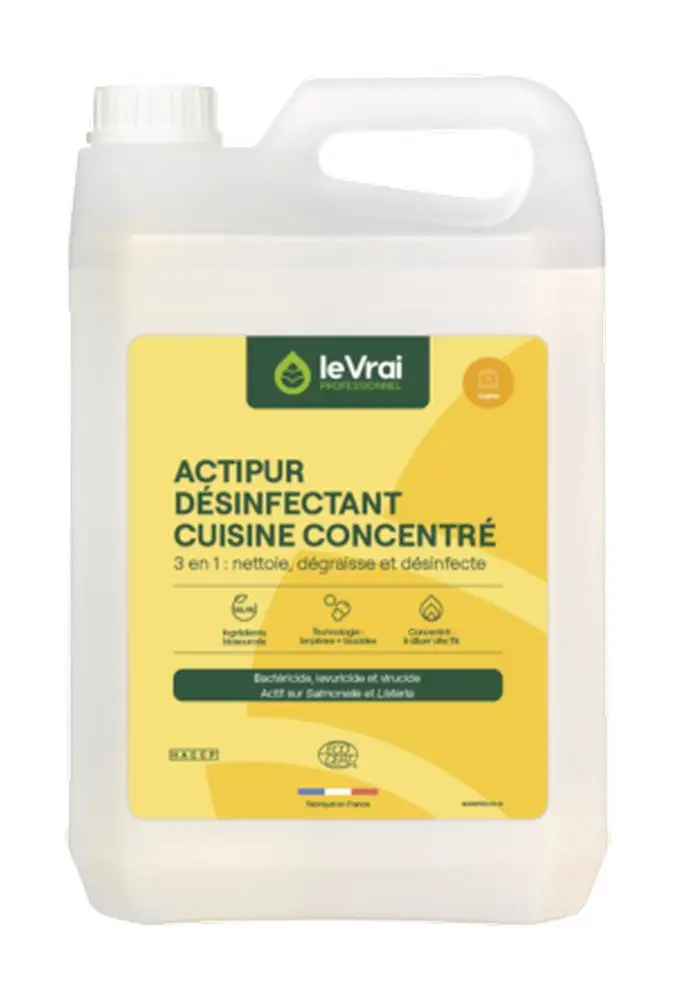 Désinfectant Cuisine Concentré Actipur /5l
