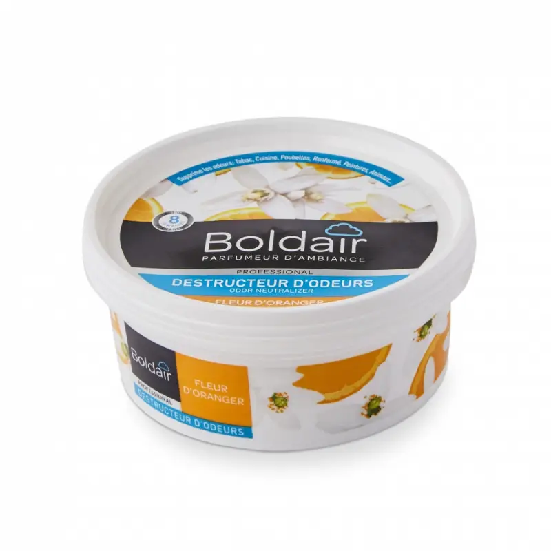 image prévisualisation secondaire : Gel Destructeur d’Odeur Boldair Fleur d’Oranger /300g