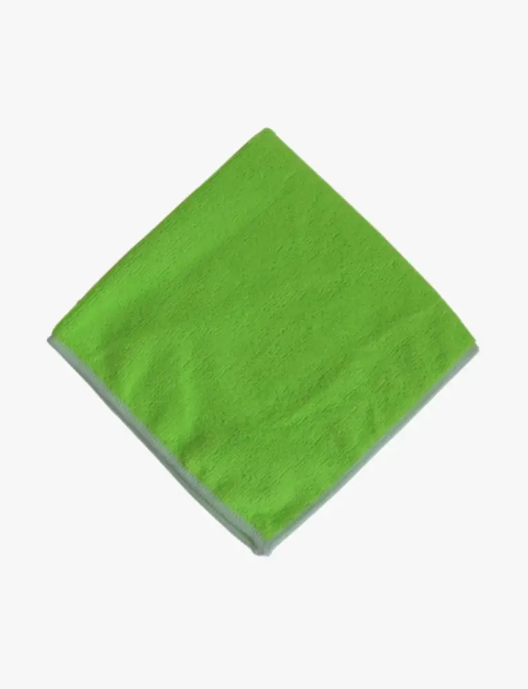 Lavette microfibre 38X38 verte/5