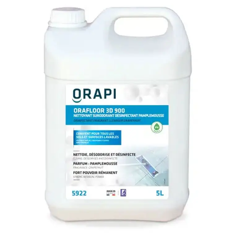 Nettoyant Désinfectant Orafloor 3D 900 Pamplemousse /5l