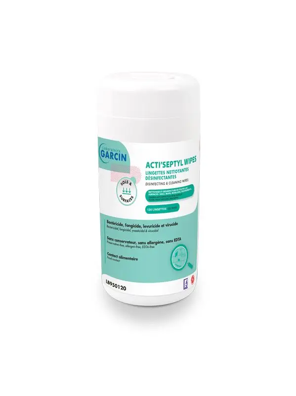 Lingettes Désinfectantes Actiseptyl /120